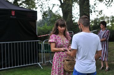 Dobra zabawa na dożynkach gminy Wieluń